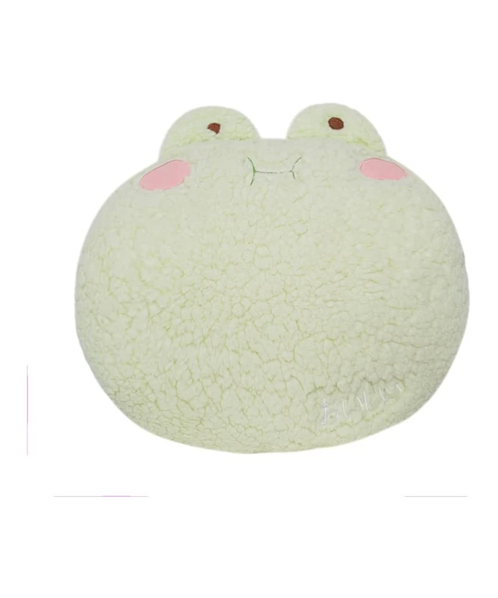 Frog Plush Pillow Kawaii Cute Fuzzy Frog Stuffed Animal Plushie Adorable Frog Cushion Throw Pillow for Kids 15inch $30.73 Kid...