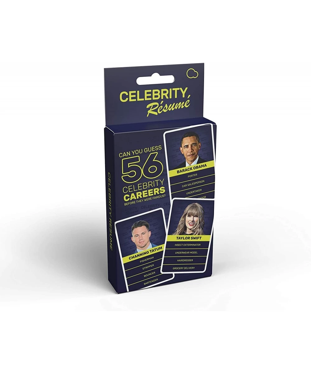 Celebrity Resume Game - US Edition - Celebrity Knowledge Trivia Card Game - Funny Celebrity Quiz - Suitable for Family Kids T...