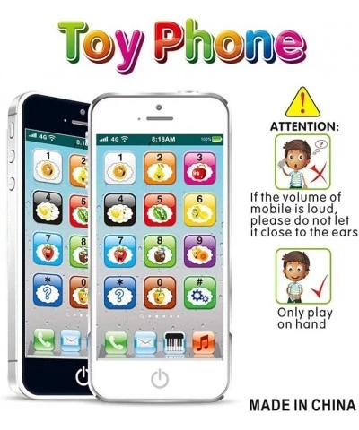 Kids Mobile Phone Children Educational Learning Phone Toy Music Light Touch Screen Mobile Phone Toy Birthday/Xmas Gift for Bo...