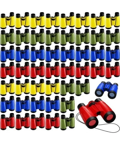 50 Packs Binoculars for Boys and Girls Small Compact Toy Binoculars with Neck Strap Camping Party Favors Nature Exploration T...