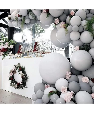 Gray Balloons 55 pcs 12 inch Latex Balloons Party Balloons Birthday Balloons for Baby Shower Decorations Birthday Decorations...