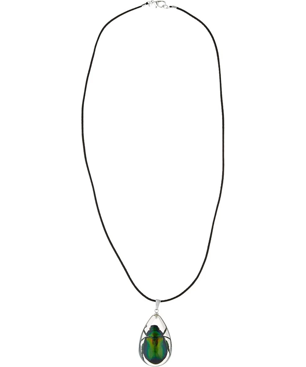 Green Chafer Beetle Necklace Clear Small $16.53 Kids' Dress-Up Accessories