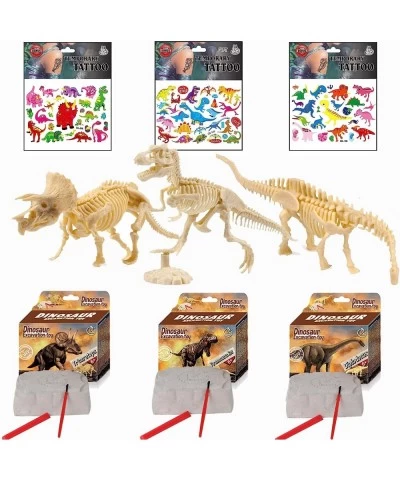 Dinosaur Excavation Kits for Kids Dino Dig Kits T-Rex Triceratops and Diplodocus Dinosaur Fossil Excavation Kits Children's P...