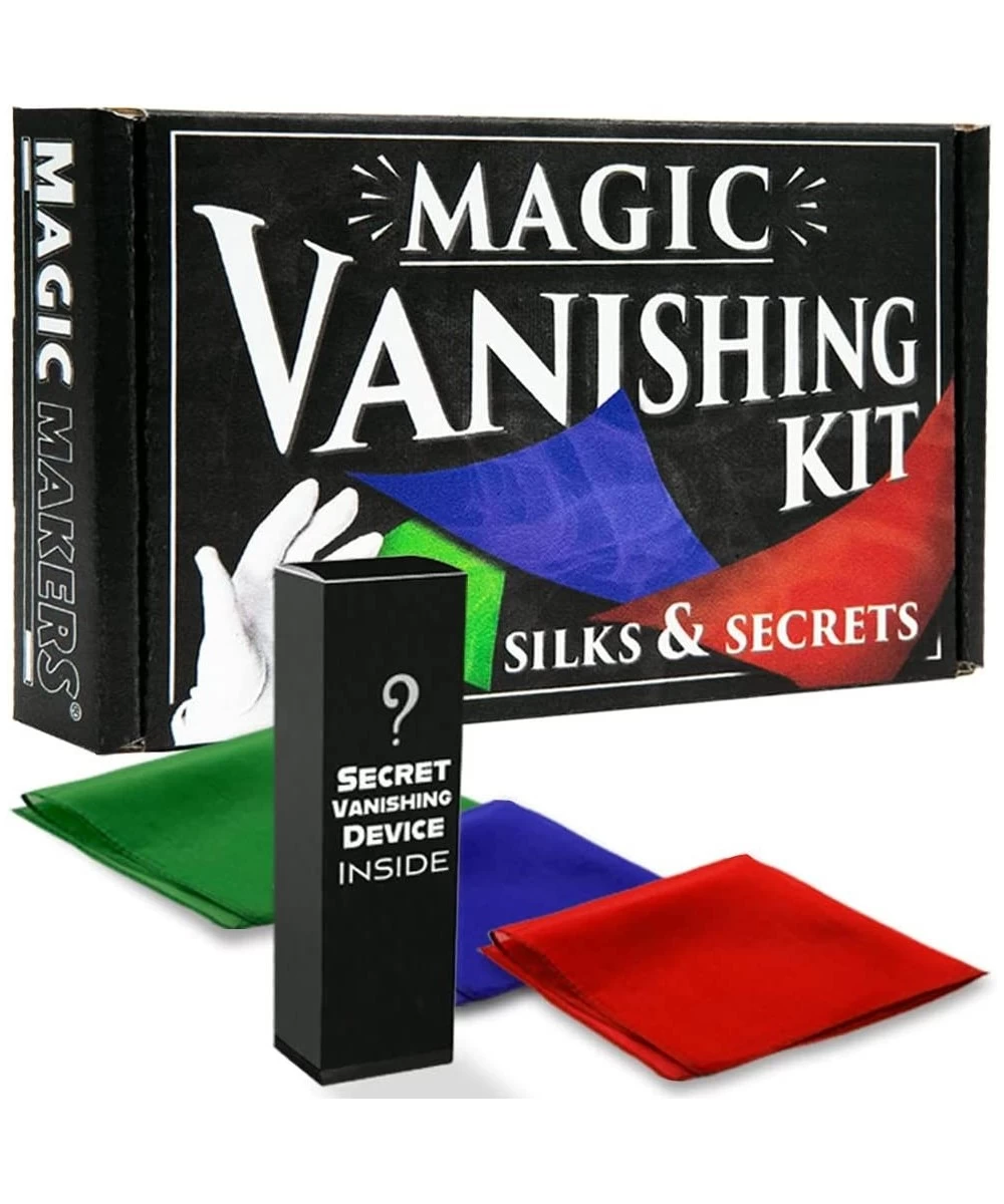 Magic Tricks Vanishing Kit with Silks & Secrets $43.22 Magic Kits & Accessories