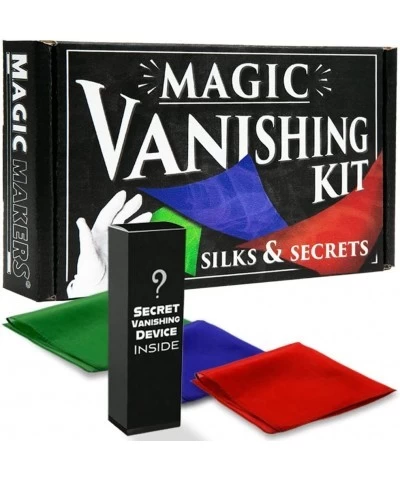 Magic Tricks Vanishing Kit with Silks & Secrets $43.22 Magic Kits & Accessories