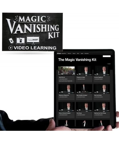 Magic Tricks Vanishing Kit with Silks & Secrets $43.22 Magic Kits & Accessories