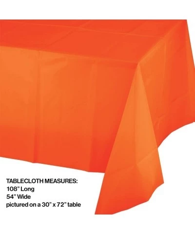 Sunkissed Orange Plastic Tablecloths 3 ct $32.27 Kids' Party Tablecovers