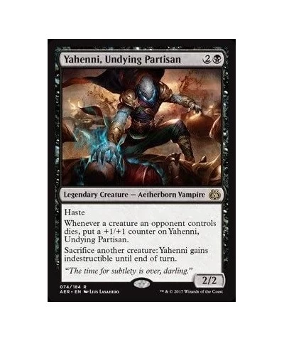 Yahenni Undying Partisan (074/184) - Aether Revolt $12.59 Card Games