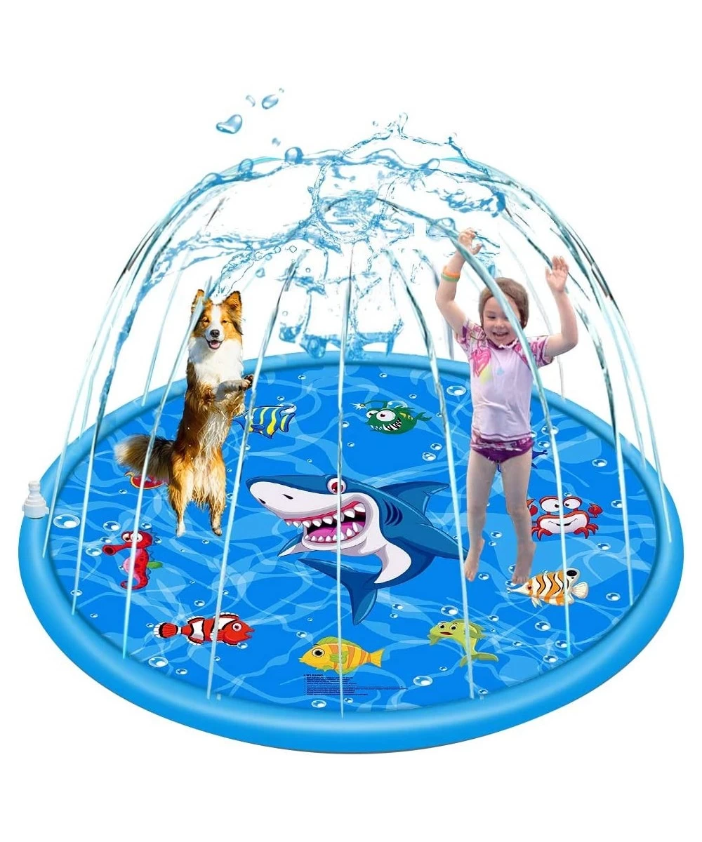 Sprinkler for Kids/Toddlers Splash Pad Outdoor Water Toy 60'' Outdoor Water Toys Fun for Boys Girls Children Dogs Kiddie Baby...