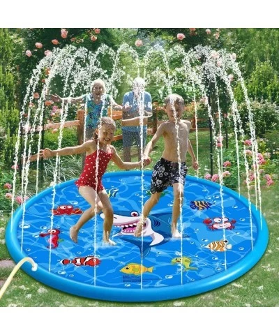 Sprinkler for Kids/Toddlers Splash Pad Outdoor Water Toy 60'' Outdoor Water Toys Fun for Boys Girls Children Dogs Kiddie Baby...