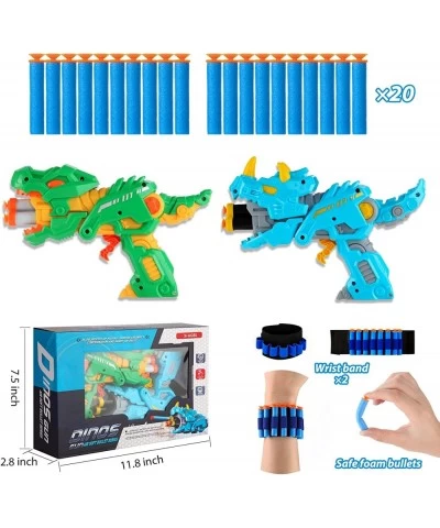 Dinosaur Toy Guns for Toddlers Age 3-5 Dino Blaster Guns Toys for Kids Outdoor Games Party Cool Birthday Gifts for 3 4 5 6 7 ...