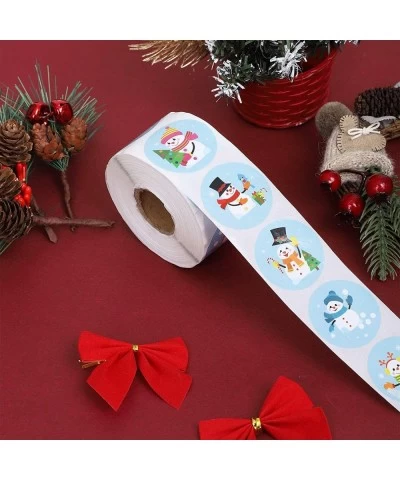 500 Pcs Adorable Roll Christmas Stickers Merry Christmas Stickers for Xmas Party Favors for Boy and Girls Christmas Themed No...