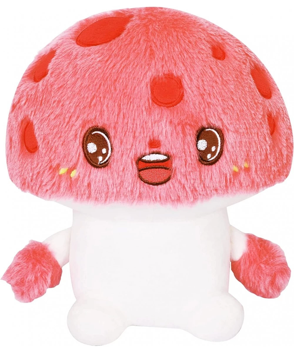 Mushroom Plushie Cute Mushroom Plush Stuffed Animal Soft Fun Throw Pillow Decor Bedroom Gifts for Kids Pink 14 inch $27.80 Ki...