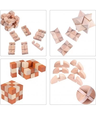 Brain Teaser Puzzle for Kids Adults Puzzle Games Wooden and Metal 3D Unlock Interlocking Puzzle Educational Toy 28Pcs $48.15 ...