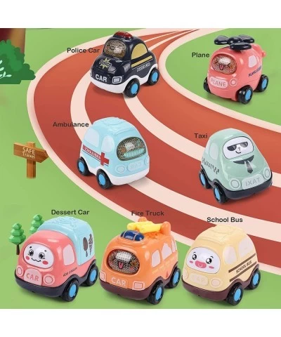 Baby Toy Cars for 1 Year Old Boy Girl 7Pcs Friction Powered Push and Go Vehicles Cars with Play Mat/Storage Bag Early Educati...