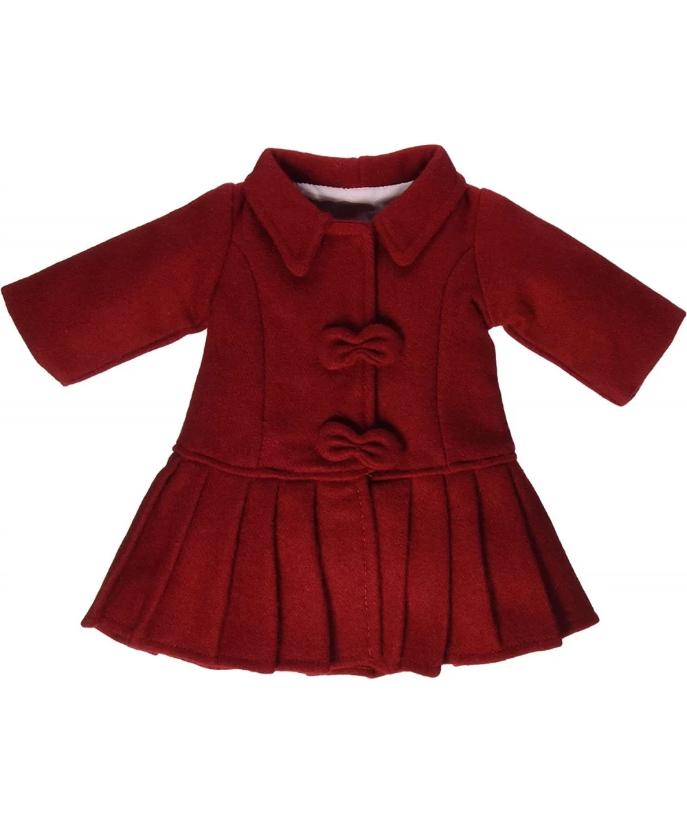 Red Wool Coat - Fits 18" American Girl Dolls $48.75 Doll Accessories