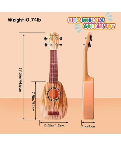 17 Inch Kids Ukulele Guitar Toy 4 Strings Mini Children Musical Instruments Educational Learning Toy for Toddler Beginner Kee...