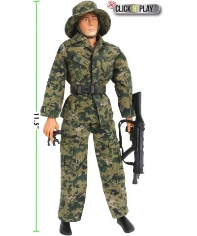 Military Special Ops Navy Swat Team 12-Inch Action Figures | Accessories Army Stuff Clothes Toy Weapons Costume | Army Guys S...