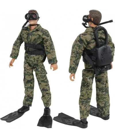 Military Special Ops Navy Swat Team 12-Inch Action Figures | Accessories Army Stuff Clothes Toy Weapons Costume | Army Guys S...