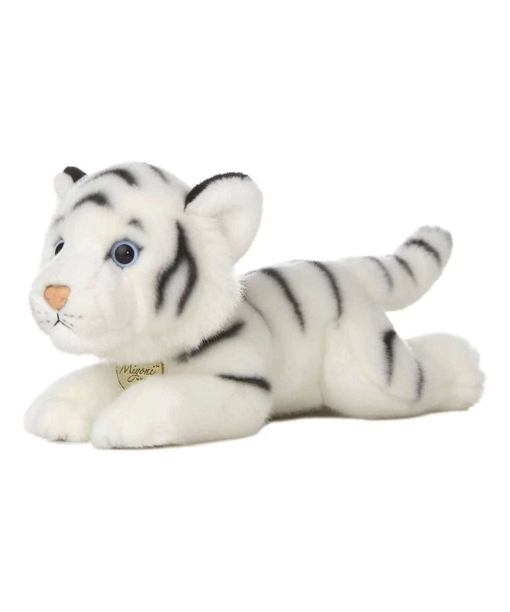 Miyoni - 11" White Tiger Multi $31.00 Plush Puppets