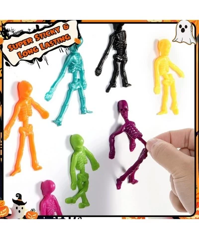 72 PCS Halloween Stretchy Skeleton Toys Halloween Party Favors for Kids Halloween Stretchy Toys Set Halloween Goody Bag Fille...