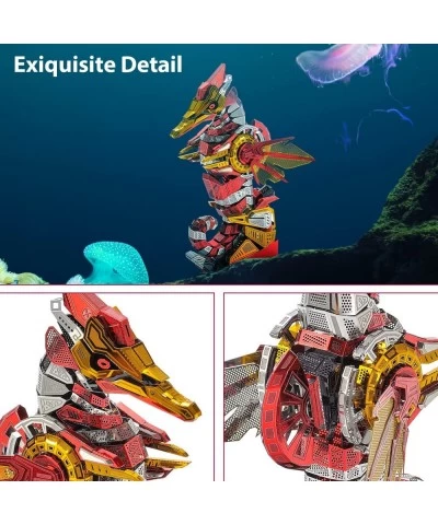 3D Metal Puzzle Mechanical Hippocampus Metal Model Kits DIY Challenge 3D Puzzles for Adults Brain Teaser Assembly Puzzle Art ...