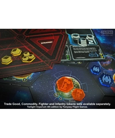 TI4: Fighter Token Set Fluorescent Blue (50) $59.49 Game Accessories