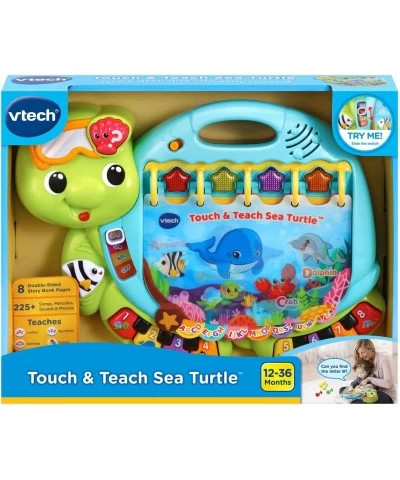 Touch and Teach Sea Turtle Interactive Learning Book Green $38.56 Electronic Learning & Education Toys