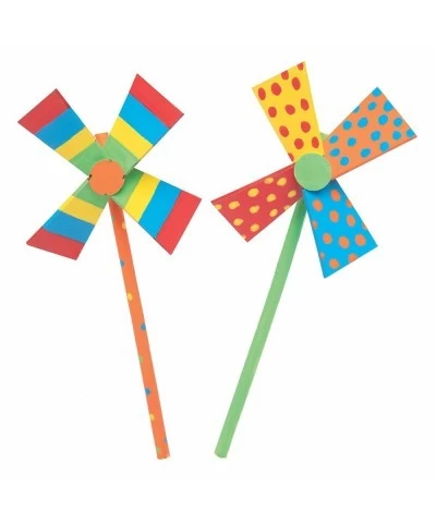 AT844 Wooden Windmill Kits for Kids Arts and Crafts Projects (Pack of 5) Assorted $18.50 Kids' Drawing & Writing Boards