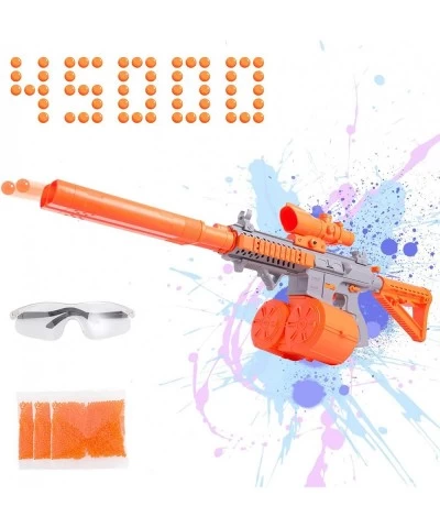 Gel Ball Blaster - Electric Splatter Ball Double Barrel Gel Ball Blaster with Goggles and 45 000+ Gel Beads Set Semi/Auto Wat...