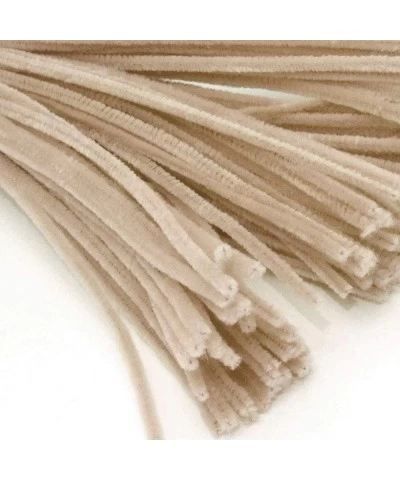 Chenille Stems Pipe Cleaner 20-inch (50-cm) 25-pc Tan $18.49 Craft Pipe Cleaners