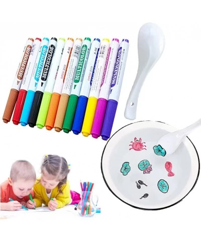 Magical Water Painting Pen Magic Doodle Drawing Pens 8/12 Colors Set Painting Floating Marker Pens Doodle Water Floating Pens...