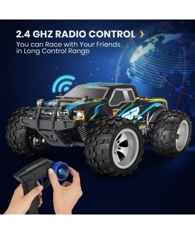 Remote Control Car 4WD High Speed Off Road RC Monster Car All Terrains Vehicle Truck with Rechargeable Battery for Boys Kids ...