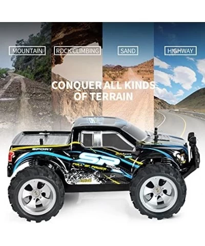 Remote Control Car 4WD High Speed Off Road RC Monster Car All Terrains Vehicle Truck with Rechargeable Battery for Boys Kids ...