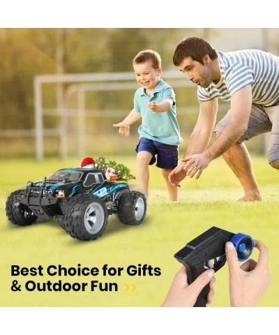 Remote Control Car 4WD High Speed Off Road RC Monster Car All Terrains Vehicle Truck with Rechargeable Battery for Boys Kids ...