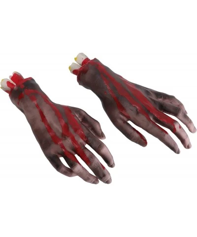 Halloween Props Decoration 2Pcs Lifelike Fake Severed Hands for Cosplay Stage Props Halloween Party $19.83 Gags & Practical J...