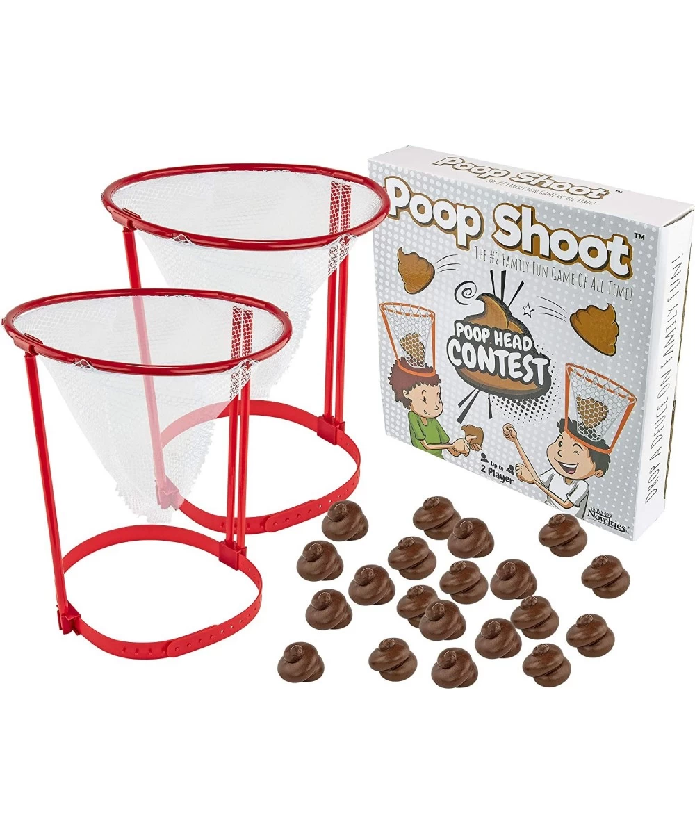 Poop Shoot! Head Hoop Contest! The Hilarious White Elephant Gag Gift for Poop Emoji Enthusiasts Funny Crazy Unique Poop Game ...