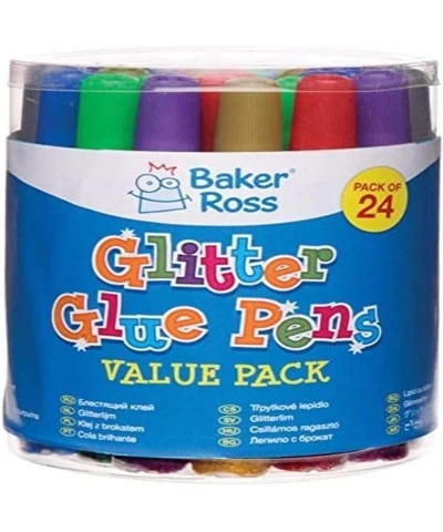 AR322 Glitter Glue Markers For Kids - Pack Of 24 In Neon Brights For For Childrens Arts And Crafts Assorted $18.84 Kids' Draw...