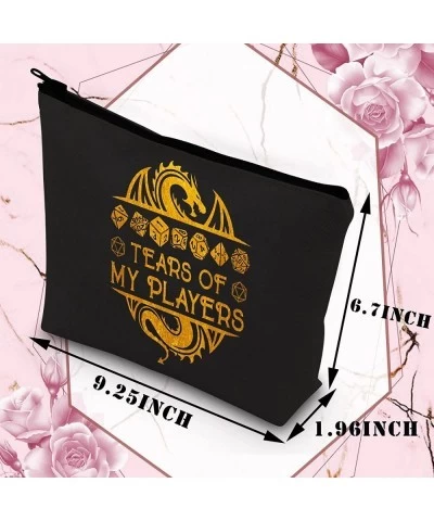 Tears Of My Players Funny RPG Gamer Cosmetic Bag d20 Dice Gift (tears of players bl) $24.74 Game Accessories