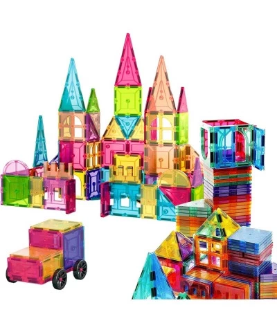 ST4 Kids Magnet Toys Magnetic Tiles 112 PCs 3D Building Blocks STEM Construction Playboards Creativity Imagination Recreation...