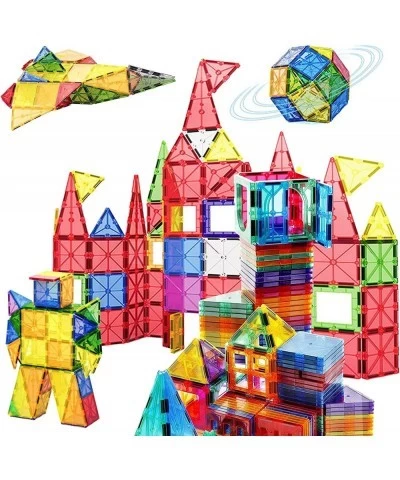 ST4 Kids Magnet Toys Magnetic Tiles 112 PCs 3D Building Blocks STEM Construction Playboards Creativity Imagination Recreation...