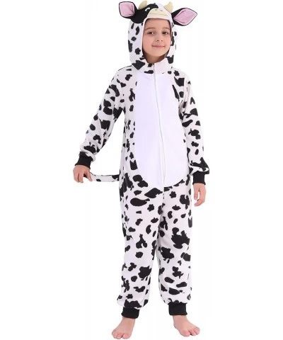 Cat Onesie Monkey Onesie Cow Onesie Unisex Kids Fleece Animal Onesie Costumes $41.39 Kids' Costumes