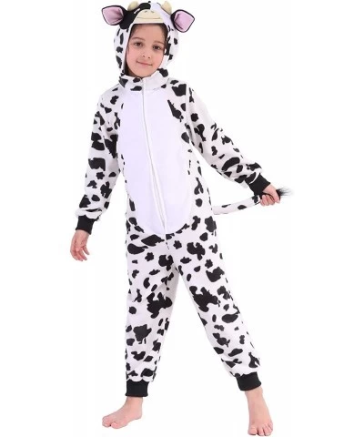 Cat Onesie Monkey Onesie Cow Onesie Unisex Kids Fleece Animal Onesie Costumes $41.39 Kids' Costumes