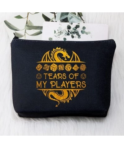 Tears Of My Players Funny RPG Gamer Cosmetic Bag d20 Dice Gift (tears of players bl) $24.74 Game Accessories