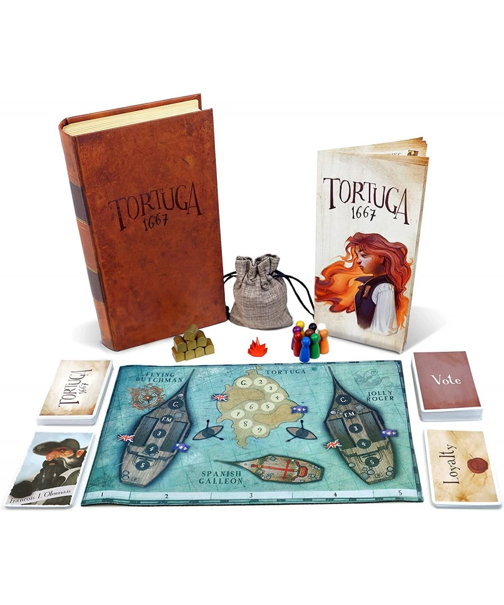 Tortuga 1667 Board Game Treasure Plunder Game of Cards Strategy Deceit and Luck for 2-9 Players $44.12 Board Games