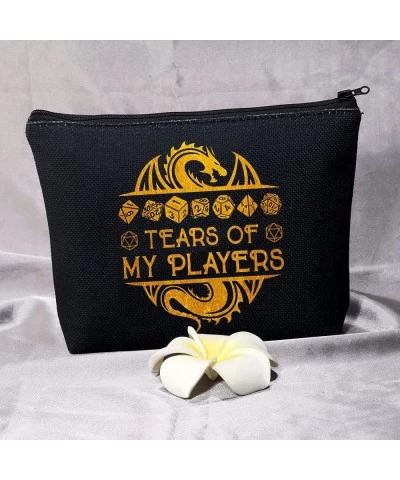 Tears Of My Players Funny RPG Gamer Cosmetic Bag d20 Dice Gift (tears of players bl) $24.74 Game Accessories