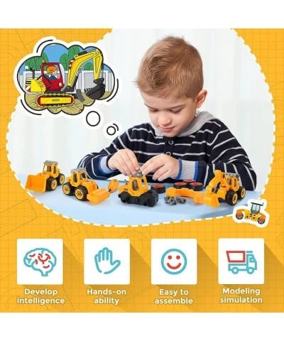 Construction Toys for 3-6 Year Old Boys Girls DIY Toys Cars Take Apart Toys Trucks Construction Digger Toys for Kids Gifts fo...