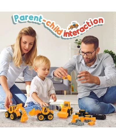 Construction Toys for 3-6 Year Old Boys Girls DIY Toys Cars Take Apart Toys Trucks Construction Digger Toys for Kids Gifts fo...