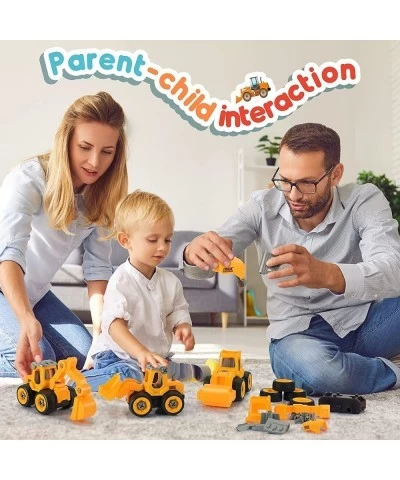 Construction Toys for 3-6 Year Old Boys Girls DIY Toys Cars Take Apart Toys Trucks Construction Digger Toys for Kids Gifts fo...