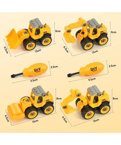 Construction Toys for 3-6 Year Old Boys Girls DIY Toys Cars Take Apart Toys Trucks Construction Digger Toys for Kids Gifts fo...